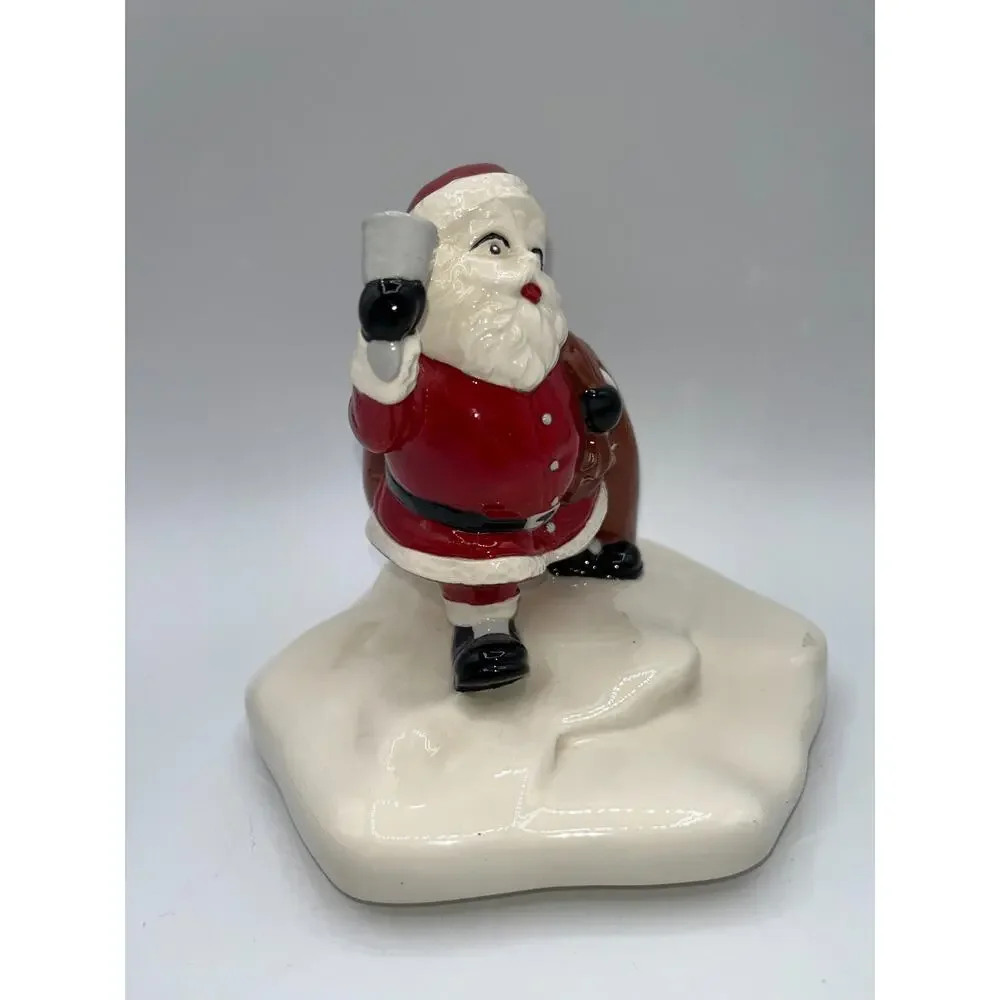 Vintage Japan Replacement Santa Claus Cookie Jar (LID ONLY) Replacement Top - Picture 4 of 16
